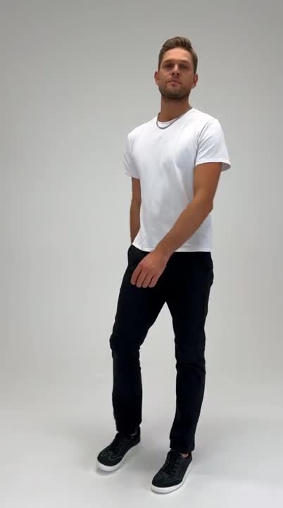 Брюки «El-Risto» мужские (слаксы) black (черные)